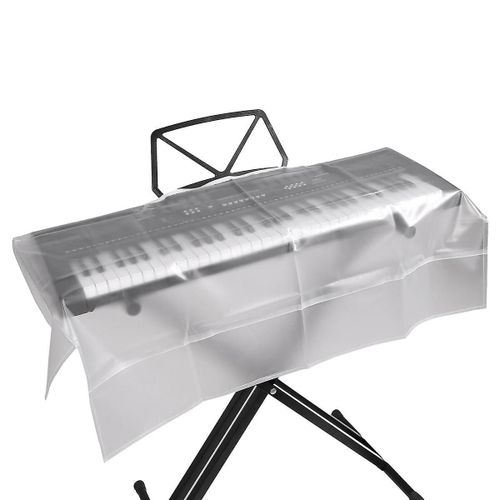 Clavier 61 Touches Housse Anti-Poussière Housse De Piano Électronique Transparente Housse De Protection De Piano Numérique Étanche