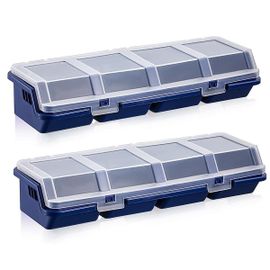 Mini Vis Pièces Boîte Boîte De Rangement Matière Recyclée 400.0g Bleu