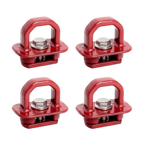 Ancrages De Mur Latéraux De Lit De Camion Rouge 4 Pcs Set D¿Ancrage D¿Attaches Pour Silverdo Pickup Anchor Truck Bed