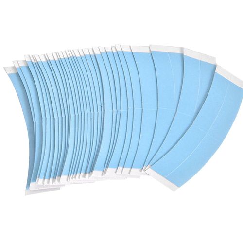 36 Pc/Lot Bleu Fixe Double Bande Perruque Adhésif Cheveux Étendus Ruban Imperméable À L¿Eau Pour Toupet Dentelle Perruque Film