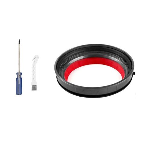 Bague d¿étanchéité fixe supérieure de remplacement pour V10 SV12 Bague d¿étanchéité fixe supérieure de bac à poussière d¿aspirateur avec tournevis