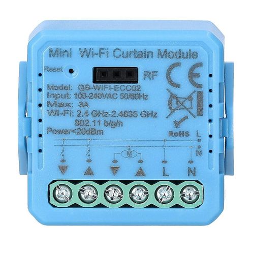 WiFi Switch Rideau Module Gradateur Rideau Interrupteur Smart Life App Télécommande Alexa Google Home Vo