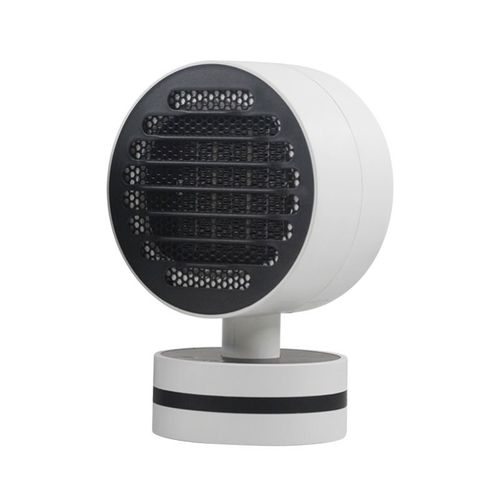 500WChauffage d'appoint - Mini chauffage portable pour la maison et petit bureau | Petit chauffage soufflant céramique pour la maison | radiateur soufflant salle de bain?2 modes?Balancer 100 degrés à gauche et à droite?Blanc?128X100X190MM?