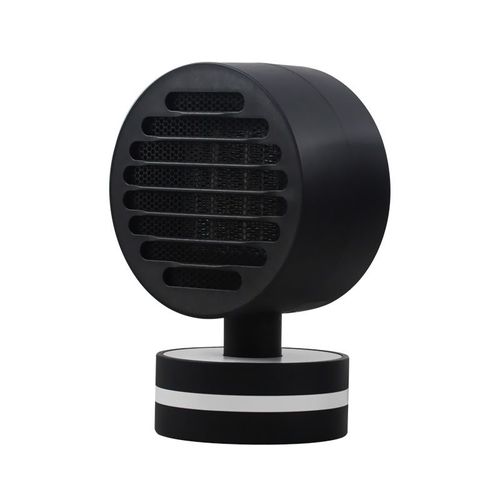 500WChauffage d'appoint - Mini chauffage portable pour la maison et petit bureau | Petit chauffage soufflant céramique pour la maison | radiateur soufflant salle de bain?2 modes?Balancer 100 degrés à gauche et à droite?le noir?128X100X190MM?