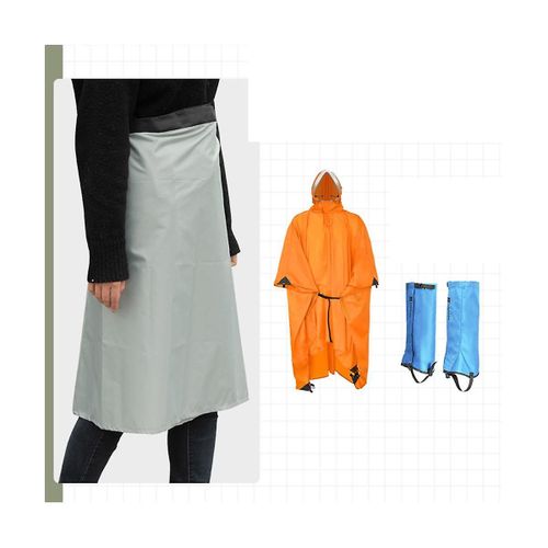 Subito Vêtements De Pluie En Plein Air Long Kilt De Pluie Jupe Légère Imperméable Pour La Randonnée En Plein Air Camping Gra