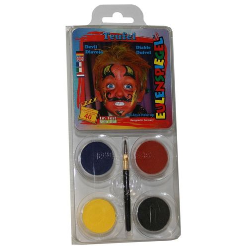 Kit De Maquillage Démon Halloween Taille Unique