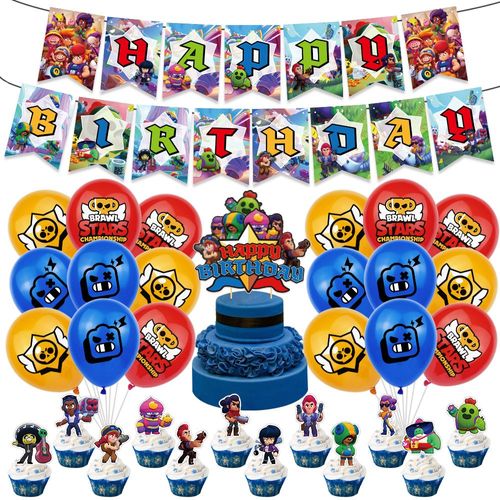 BRAWL STARS Kit de décorations fête d'Anniversaire