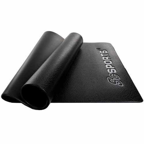 Scsports® Tapis De Protection Des Sols - Pour Vélo D'appartement, Antidérapant, Absorbant Les Chocs, Anti-Bruit - Gym, Fitness