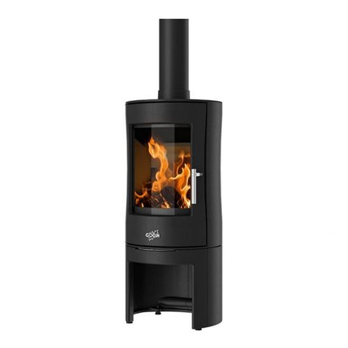 Godin - 388144000053-poêle à bois mirande peint anthracite 388144anth