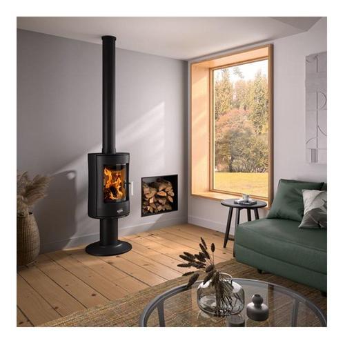 Godin - 388145000053-poêle à bois mazamet peint anthracite 388145anth