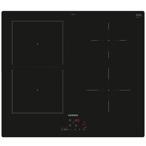 Siemens - Table de cuisson induction 60cm 4 foyers 6900w noir ED61RBSB6E