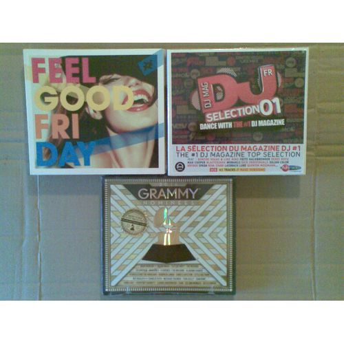 Feel Good Friday Digipack 3 Cd , Varietes International Annees 80/90 + Dj Mag Fr Selection 01 Digipack 3 Cd , Dance Whith The #1 Dj Magazine + Bonus Grammy Nominees Edition 2016  Vip  Sur-Jacquette