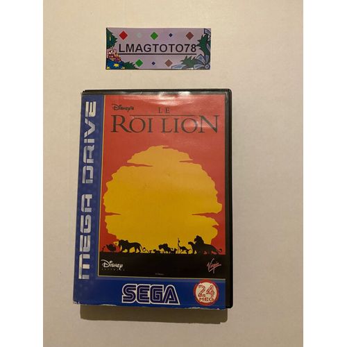 Jeu Original Megadrive Le Roi Lion Complet