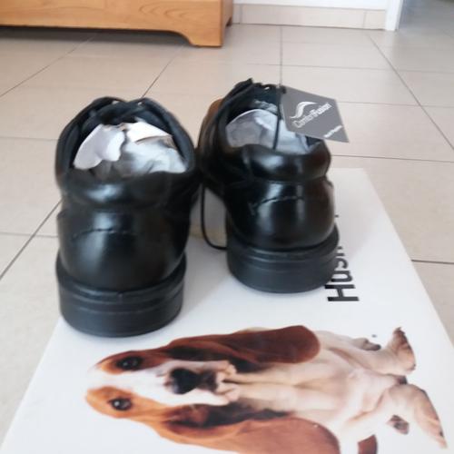 Chaussures Homme Habillées Cuir Noir, T. 40, Hush Puppies