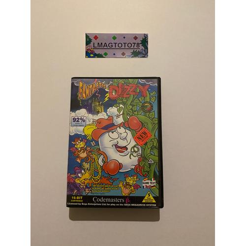 Jeu Original Megadrive Fantastic Dizzy Complet