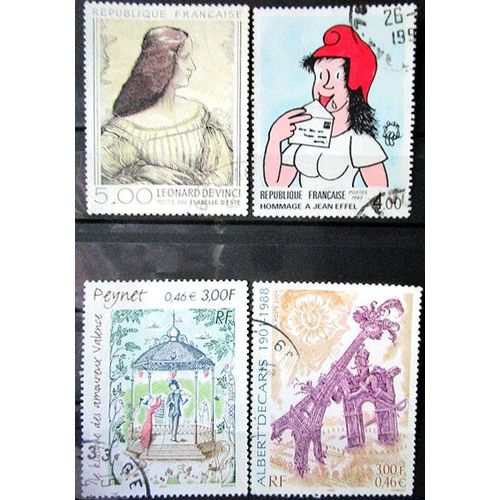 1983 À 2001. F2291;F2446;F3359;F3435: Les Dessinateurs Et Illustrateurs Dans L'art.