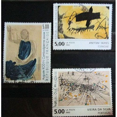 1990 À 1993. F2636;F2782;F2835: Dessins Et Estampes Modernes.