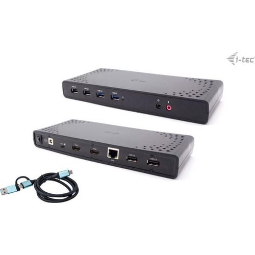 i-Tec - Station d'accueil - USB-C / USB4 / Thunderbolt 3 / Thunderbolt 4 - HDMI - 1GbE