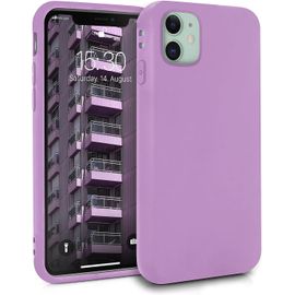 Coque Silicone Pour Apple Iphone 11 - Case Tpu Souple & Soft - Cover Protection Extra Fine & Legere - Etui Colore Anti Choc Et Rayures - Lila