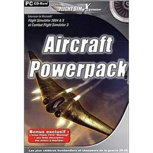 Extension Aircraft Powerpack , Pour Flight Simulator 2004 & X Et Combat Flight Simulator 3.