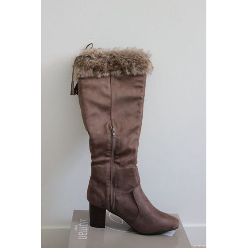 Botte Maron Velour Neuf - 41