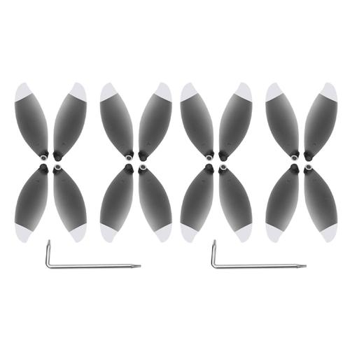 16pcs Accessoires D'h¿¿Lice Pour Accessoire De Ventilateur D'aile De Rechange Pour Drone Parrot Anafi (Noir Et Blanc)-Générique