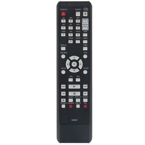 NB887UD NB887 Remplacement de la télécommande pour lecteur DVD magnétoscope combo ZV427MG9A RZV427MG9 ZV427MG9 RZV427MG9A