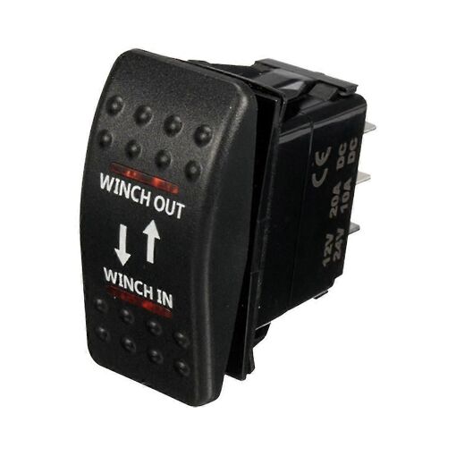 12v 20a Treuil In Treuil Out On-Off-On Interrupteur À Bascule 7 Bro...