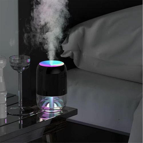 Humidificateur D¿Air Usb Atmosphère Lumière Parfum Intelligent Spray Coloré Aromathérapie Diffuseur Humidificateur Pour Voiture Home-A