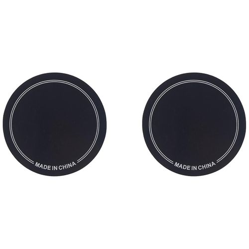 Patch De Grosse Caisse,Accessoires D¿Instrument De Percussion De Tambour De Peau De Tambour,Patchs De Grosse Caisse Noir 11 X 11cm