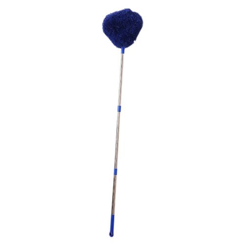 Plumeau Rétractable En Acier Inoxydable À Long Manche Brosse À Épousseter Outils De Nettoyage Ménager De Voiture Bleu Marine