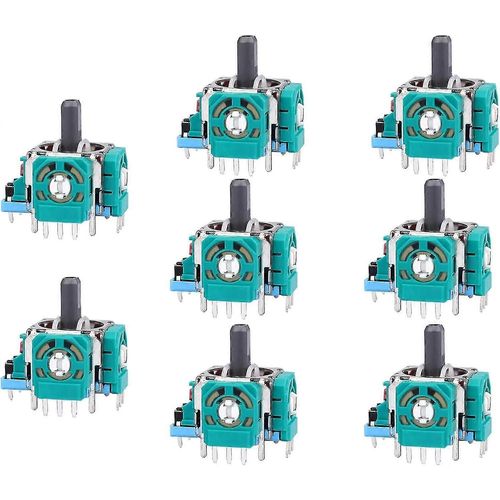8pcs Joysticks Remplacement Pour Dualsense Ps5 Contrôleur, 3d Analogique Capteur Roue Thumb Sticks Joystick Rocker Module Remplacement Pour Playstation 5 Con