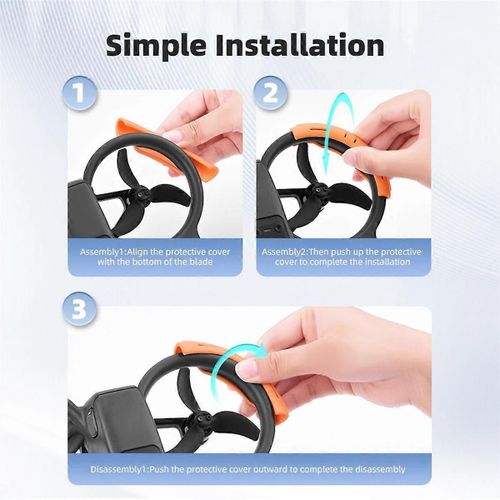 Protection D¿Hélice Pour Avata 2 Pare-Chocs Anti-Collision Protection Guard Protections Contre Les Chocs Accessoires De Drone Gris-Générique