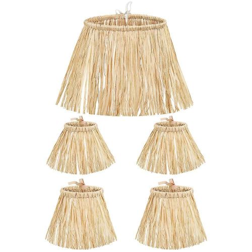 Kit Épouvantail Scarecrow Costume Accessoires Décoration Cou Bras et Chevilles Attaches pour Accessoire de fête