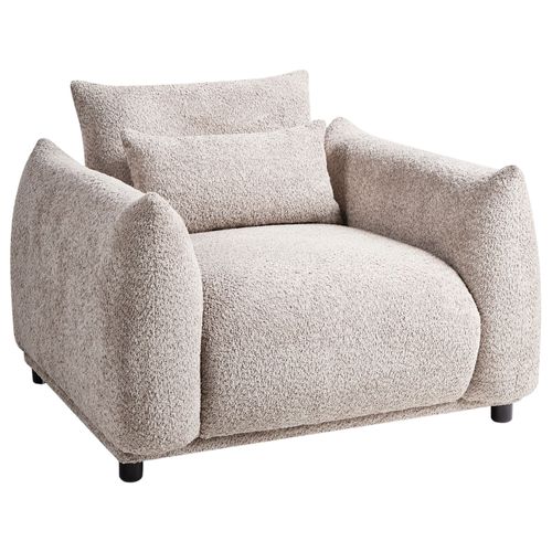 Fauteuil Jamsa Bouclé Taupe