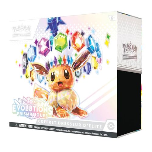 Jcc¿Pokémon¿: Coffret Dresseur D¿Élite Écarlate Et Violet¿¿ Évolutions Prismatiques (1¿Carte Promo Entièrement Illustrée, 9¿Boosters Et Des Accessoires De Jeu Premium)