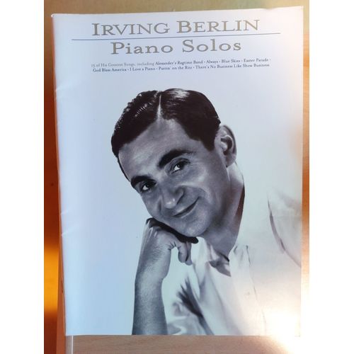 Irving Berlin Piano Solos 15 Of Hits Greatest Songs