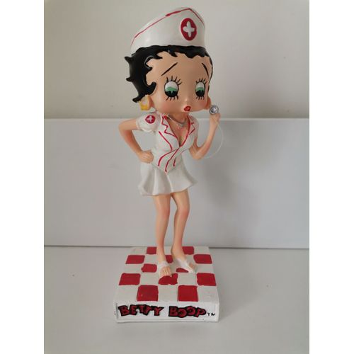 Figurine Betty Boop Infirmière En Résine Peinte