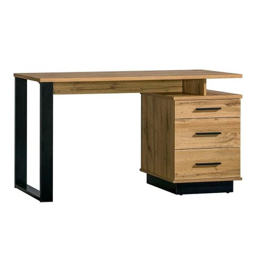 Bureau Tenodeu 107, Avec Tiroirs, Nombre De Tiroirs: 3, 75x135x56cm