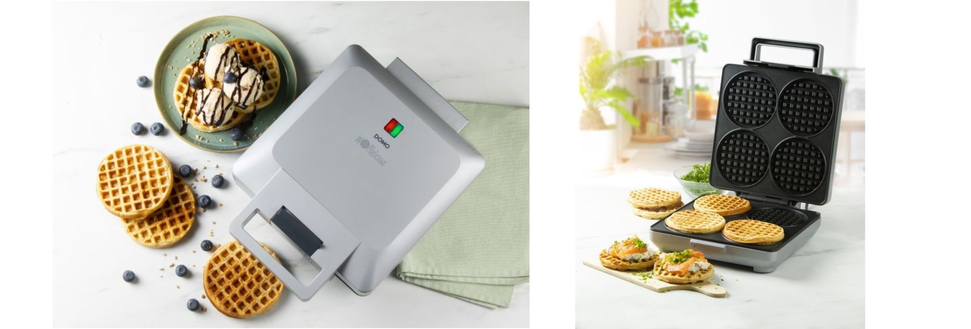 Gaufrier Wafflelicious Domo DO9251W image 1 | Rakuten