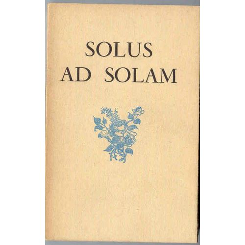 Solus Ad Solam - Journal D'un Amour