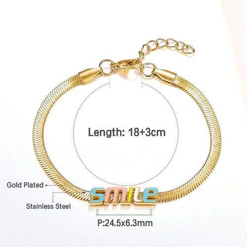 Luxusteel-Bracelet À Breloques Mauvais ¿Il Bleu En Acier Inoxydable, Bijoux De Poignet À La Mode, Antirouille, Pour Femme Et Fille, Nouvelle Collection