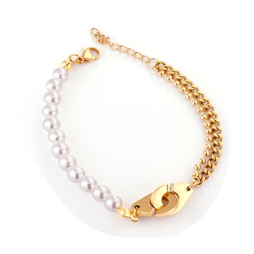 Luxusteel-Bracelets En Acier Inoxydable Pour Femmes, Accessoires De Navire Chia, Rallonge De Perle, Document Doré, Nouveautés, 2022