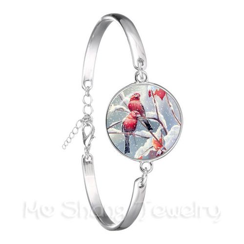 Bracelet Colibri Vert, Image Artistique D'oiseaux, Cabochon En Verre De 18mm, Bijoux Pour Femmes
