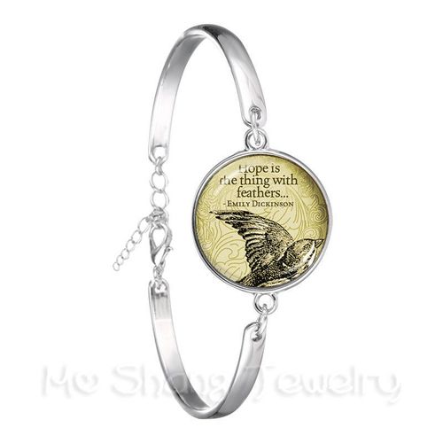 Bracelet Colibri Vert, Image Artistique D'oiseaux, Cabochon En Verre De 18mm, Bijoux Pour Femmes