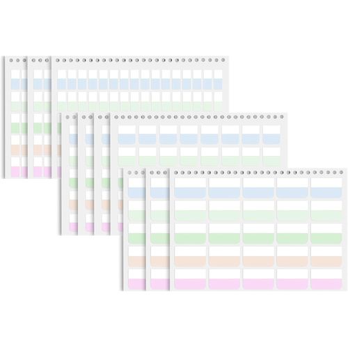 Morandi Lot De 475 Onglets Adhésifs 3 Tailles Pour Bureau, Documents, Livres, Agenda, Gestion De Fichiers, Classeur Pour Étudiants, Enseignants, Employés De Bureau[L595]