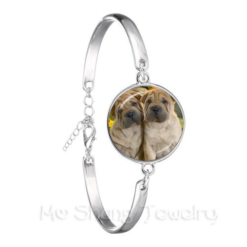 Beau Bracelet Carlin Dans Une Tasse De Thé, 18mm, En Verre, Cabochon Chaîne, Pour Femmes Et Hommes, Bijoux Cadeau