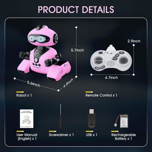 Jouets Robots Télécommandés 2,4 Ghz Pour Enfants