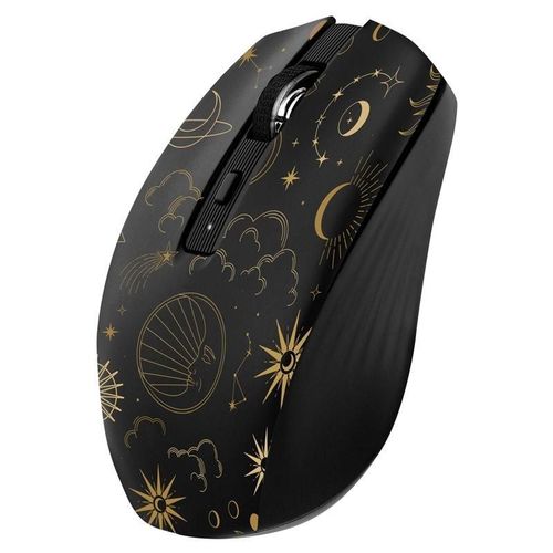 T'nB EXCLUSIV' ASTRO - Souris - rechargeable - 6 boutons - sans fil - Bluetooth, 2.4 GHz - récepteur sans fil USB - noir