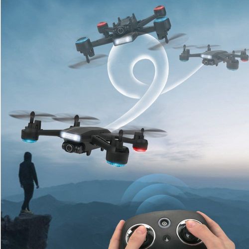 Drone Auto-Stabilisateur Grand Angle 4k Hd Avec Wifi Fpv - Quadrocopter Rc-Générique